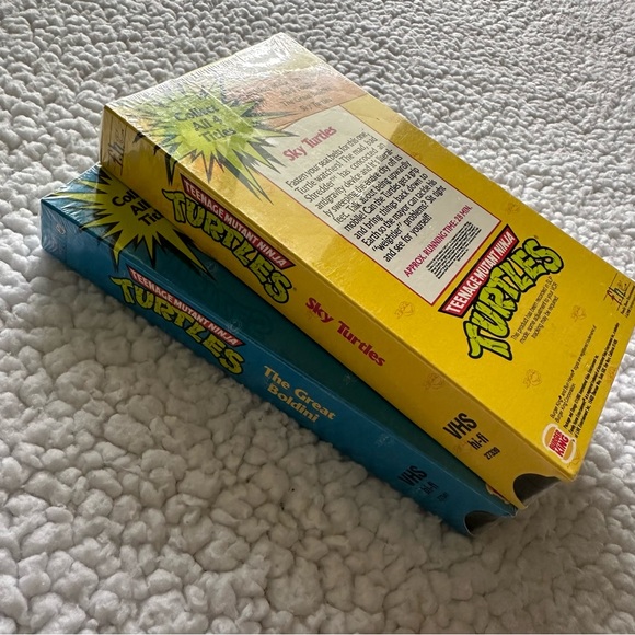 *NEW* TMNT Teenage Mutant Ninja Turtles VHS sealed Sky Turtles The Great Boldini - Picture 4 of 8